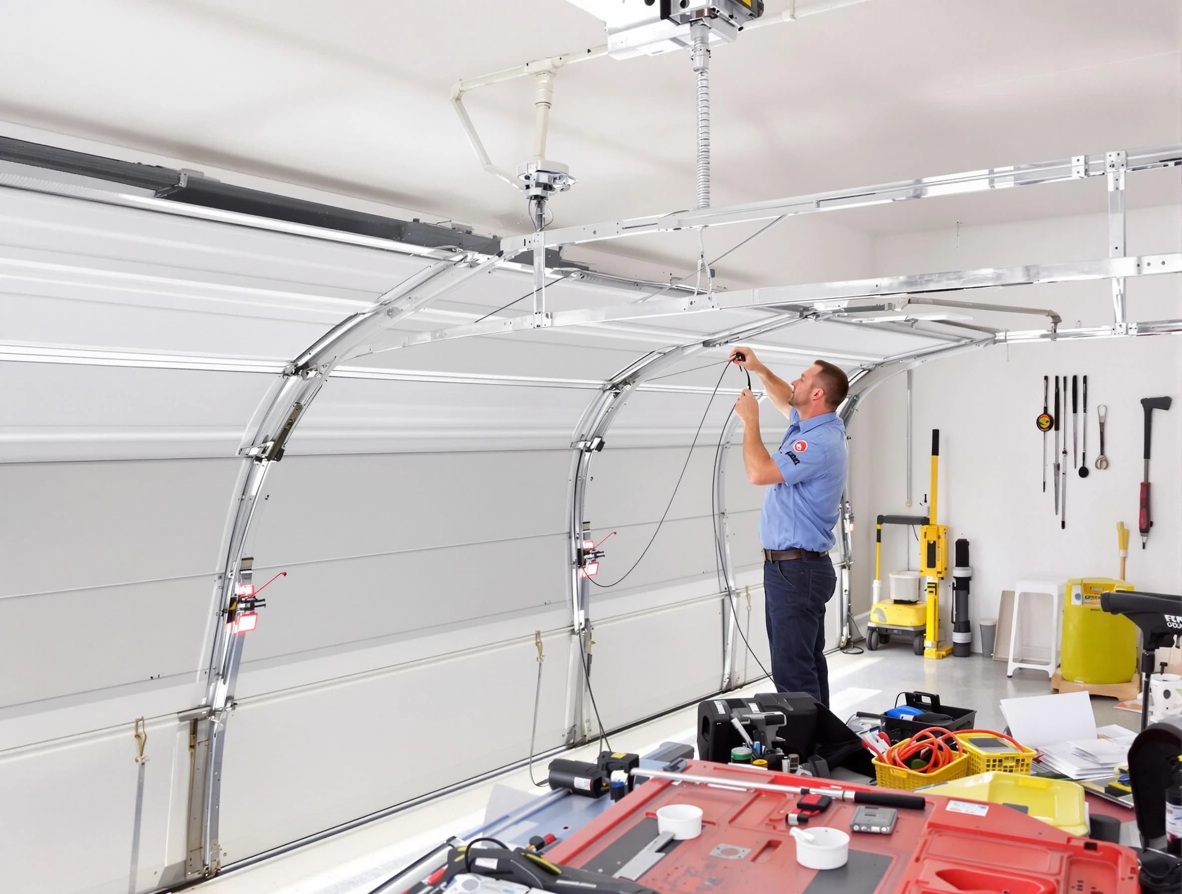 Garage door cable repair service by Highland Springs Garage Door Repair in Highland Springs