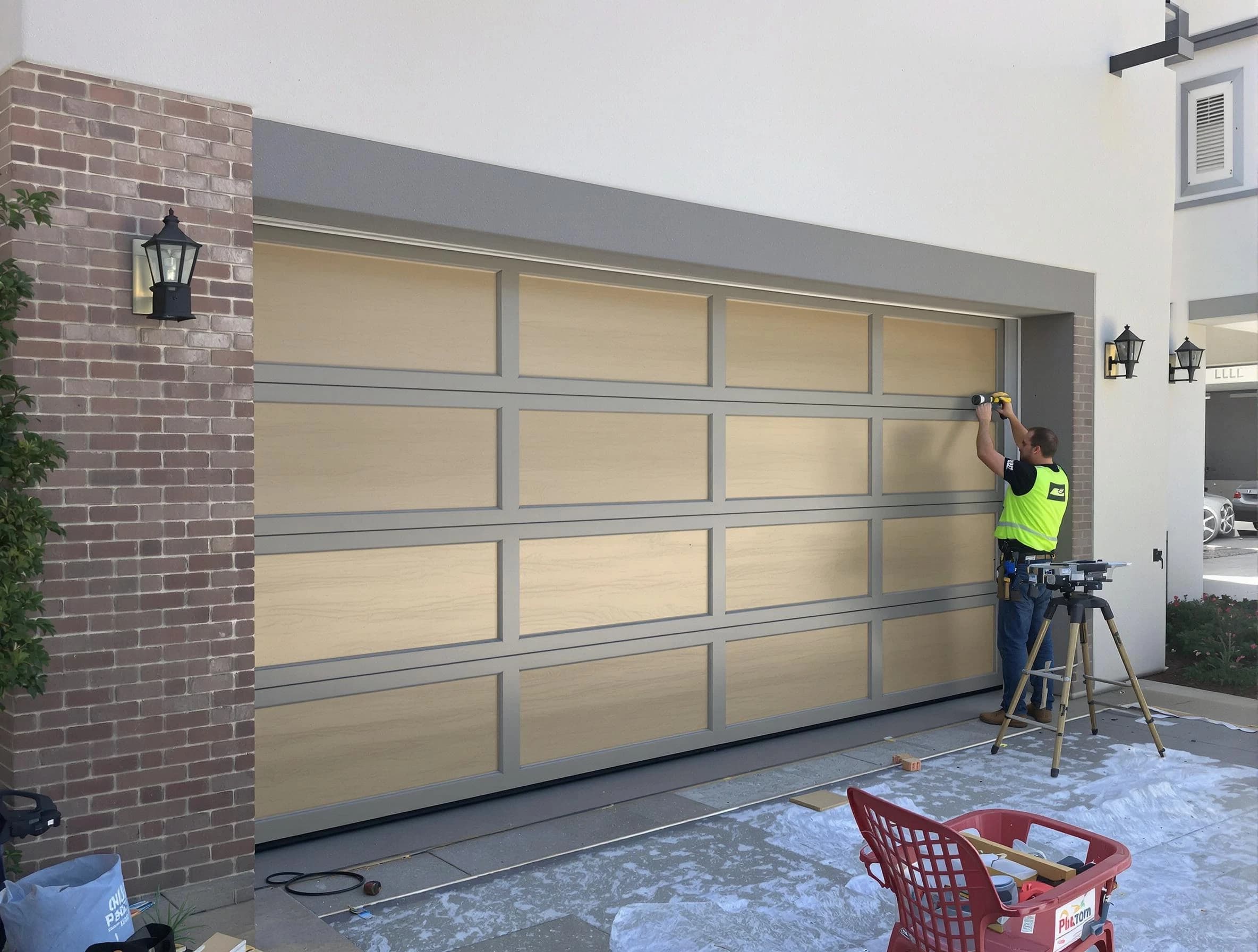 Garage door replacement service by Highland Springs Garage Door Repair in Highland Springs