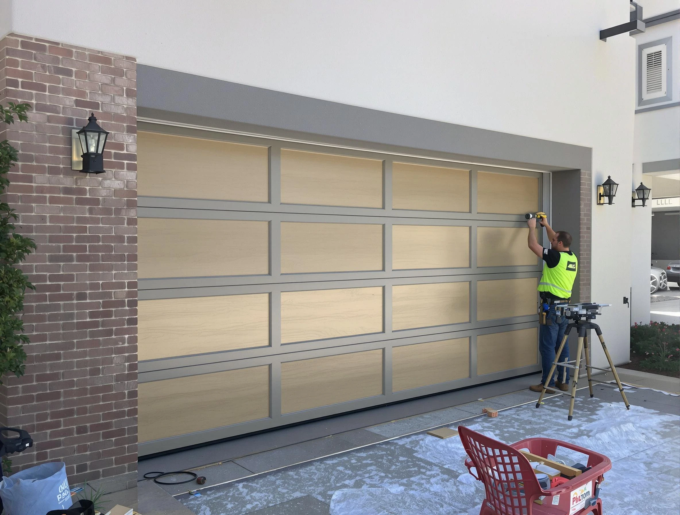 Garage door replacement service by Highland Springs Garage Door Repair in Highland Springs