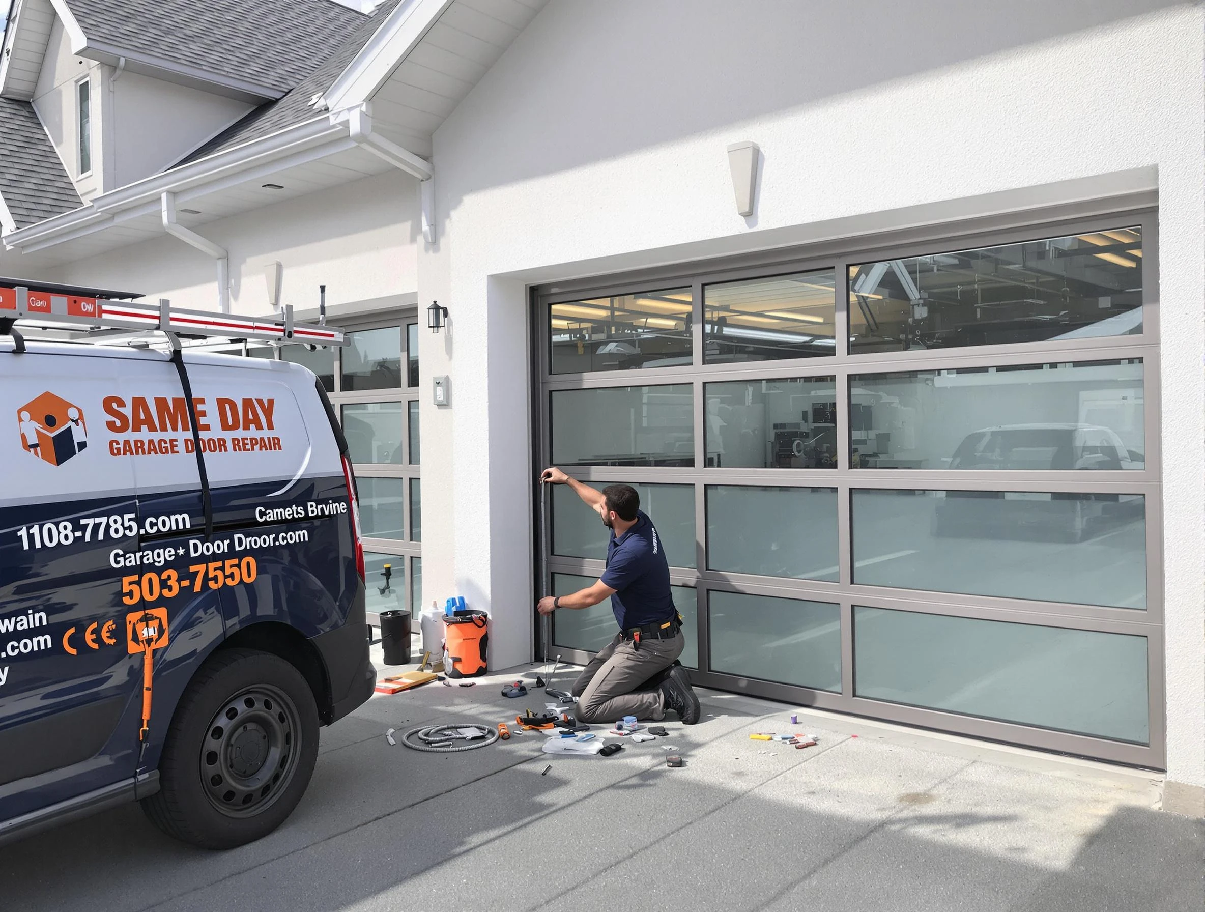 Same-day garage door repair service by Highland Springs Garage Door Repair in Highland Springs